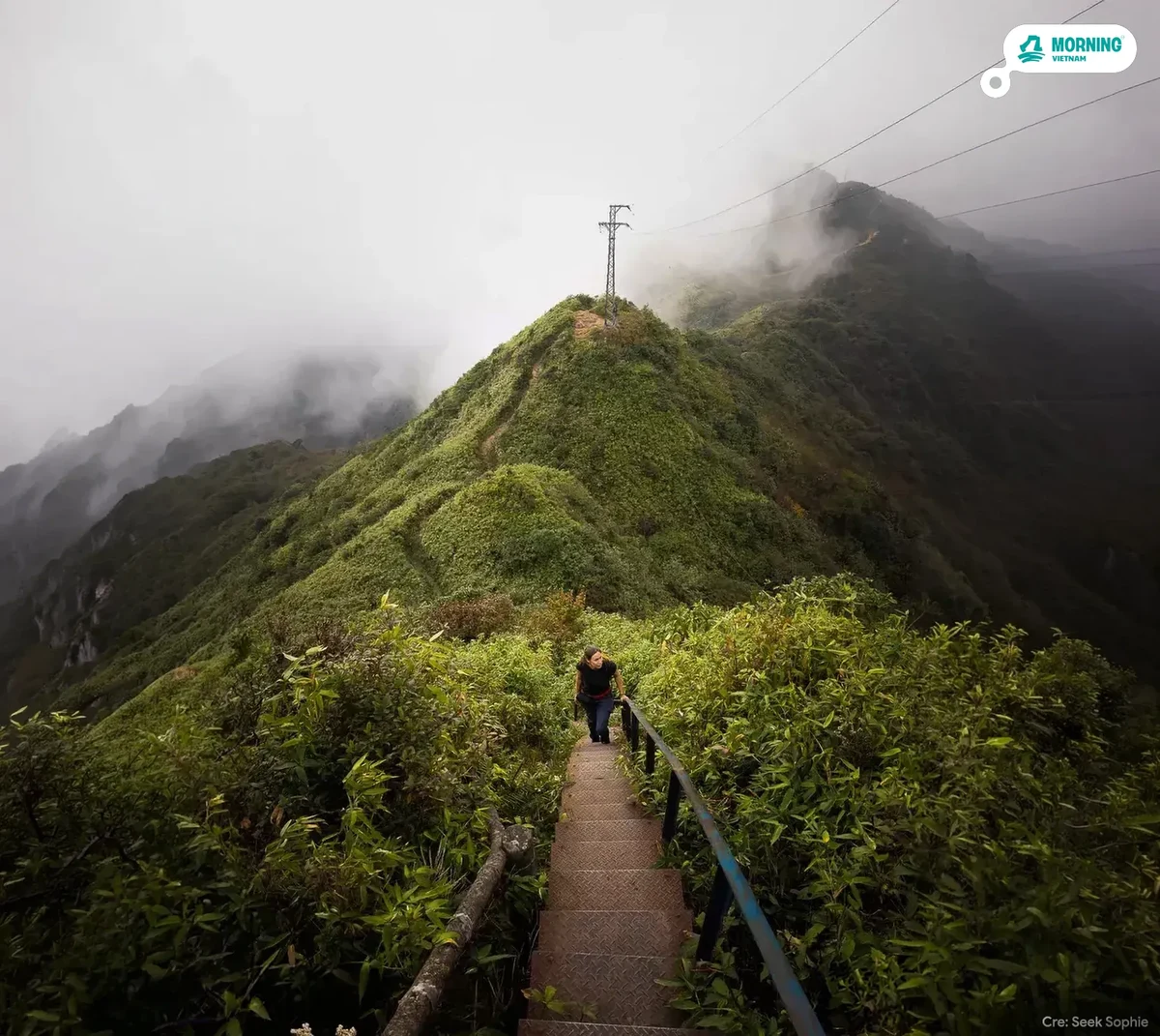 Fansipan — summit views over the Hoàng Liên range